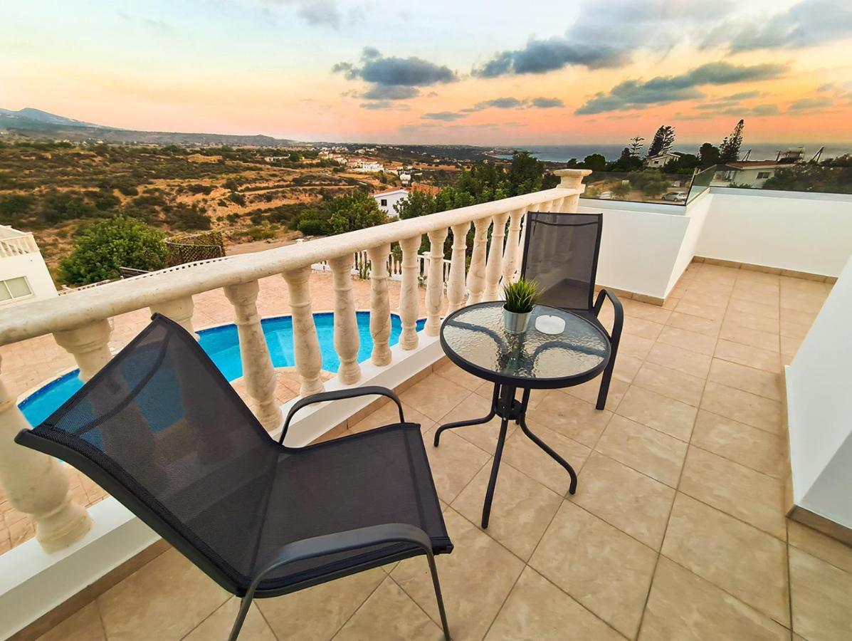 Katya-Sofia Villa - Tranquility With Sea View Peyia Luaran gambar
